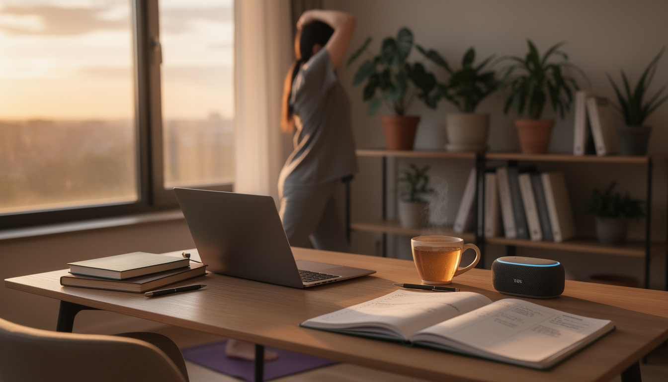 découvrez une routine du soir efficace pour bien préparer votre journée de télétravail à la maison et garantir productivité et bien-être au travail.