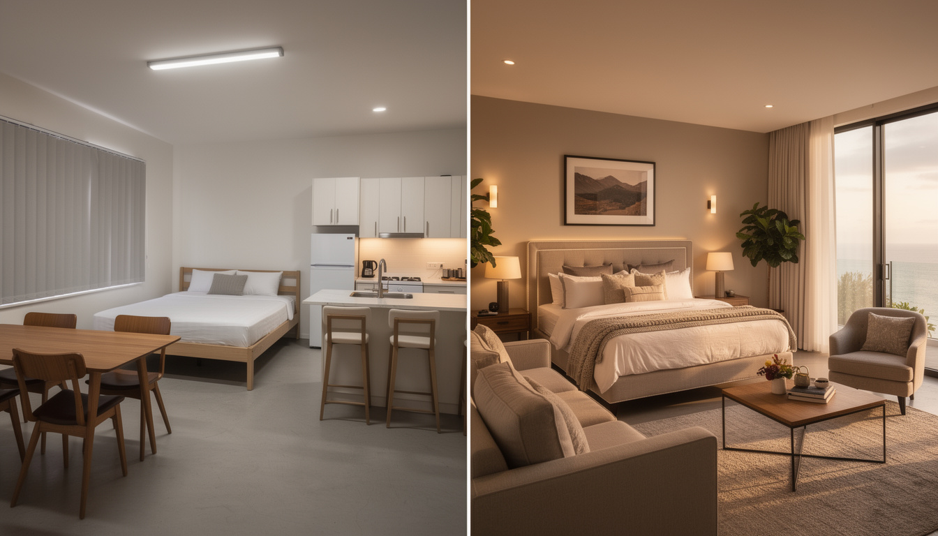 découvrez les principales différences entre une location de vacances basique et un hébergement vraiment confortable pour choisir la meilleure option selon vos besoins et votre budget.