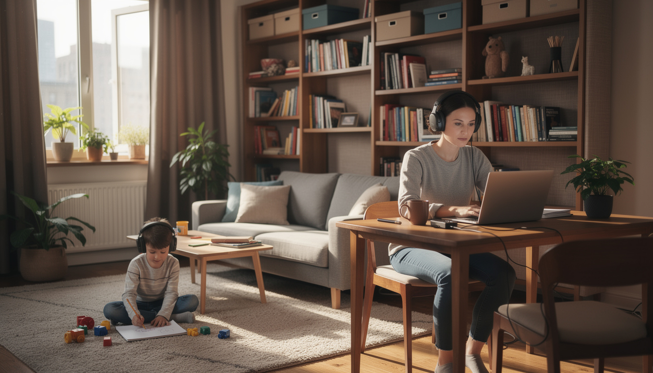 découvrez des astuces pratiques pour gérer le bruit dans un petit logement lorsque l'un des parents travaille à la maison, afin de préserver la concentration et le calme pour toute la famille.