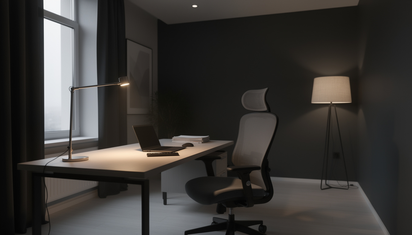 découvrez comment aménager un bureau dans une pièce sombre en choisissant un éclairage adapté et une disposition optimale pour un espace de travail lumineux et confortable.