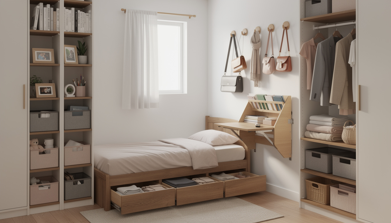 découvrez des astuces pratiques pour organiser efficacement vos affaires dans une chambre de location petite et maintenir un espace ordonné au quotidien.